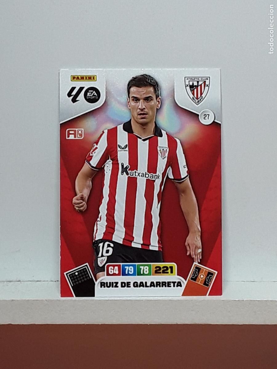 Coleccionismo cromos antiguos: ADRENALYN 2025 2026 25 26 ALBUM PANINI LIGA N 27 ATHLETIC RUIZ DE GALARRETA