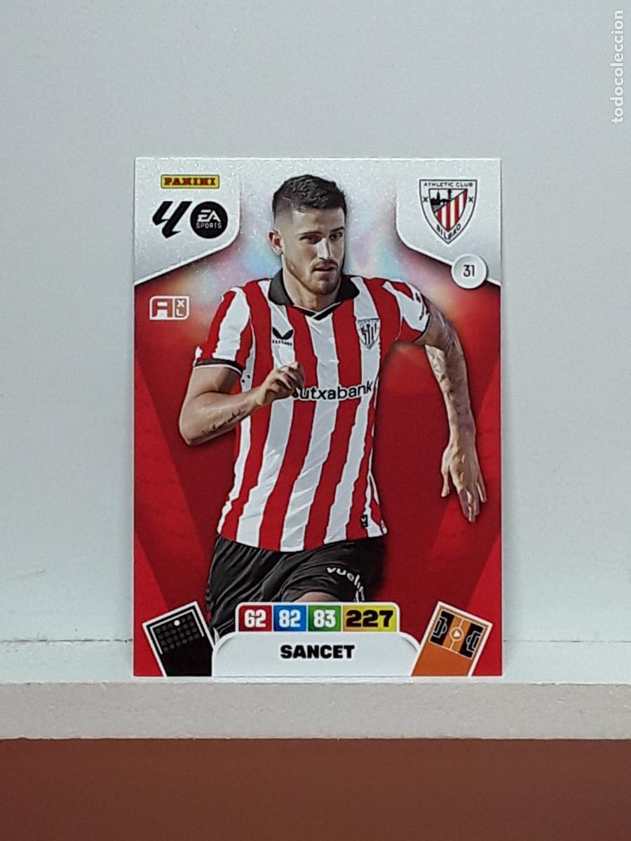 Coleccionismo cromos antiguos: ADRENALYN 2025 2026 25 26 ALBUM PANINI LIGA N 31 ATHLETIC SANCET