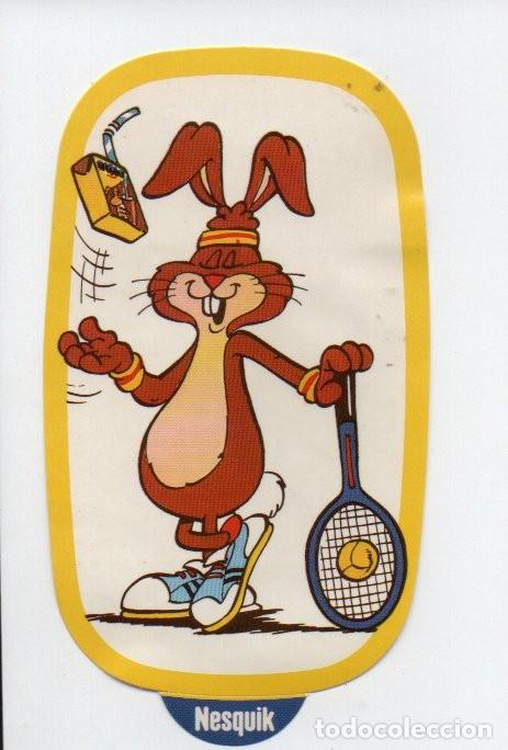 Coleccionismo cromos antiguos: ANTIGUO CROMO ADHESIVO - PEGATINA NESQUIK - TENIS. DEPORTES.