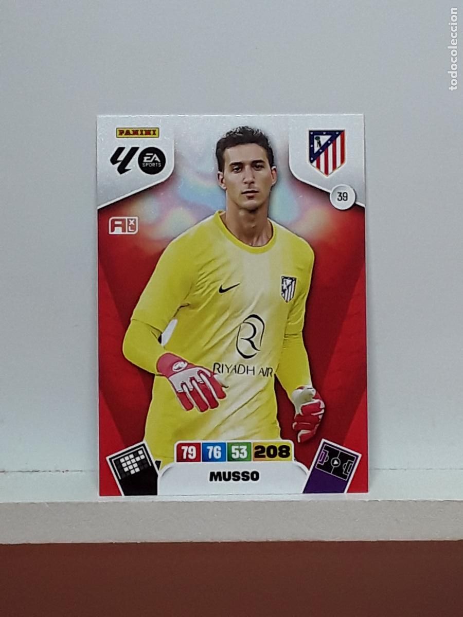 Coleccionismo cromos antiguos: ADRENALYN 2025 2026 25 26 ALBUM PANINI LIGA N 39 ATLETICO MADRID MUSSO