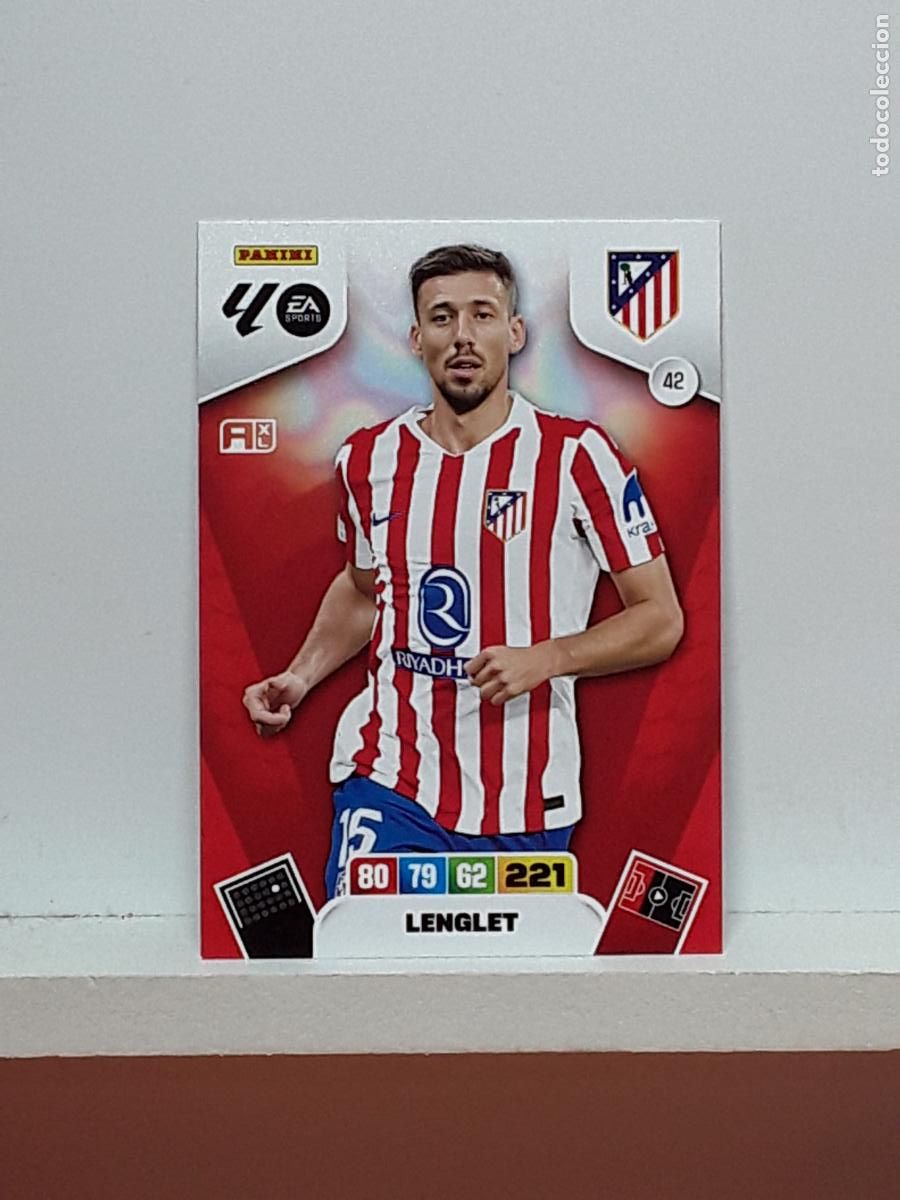 Coleccionismo cromos antiguos: ADRENALYN 2025 2026 25 26 ALBUM PANINI LIGA N 42 ATLETICO MADRID LENGLET
