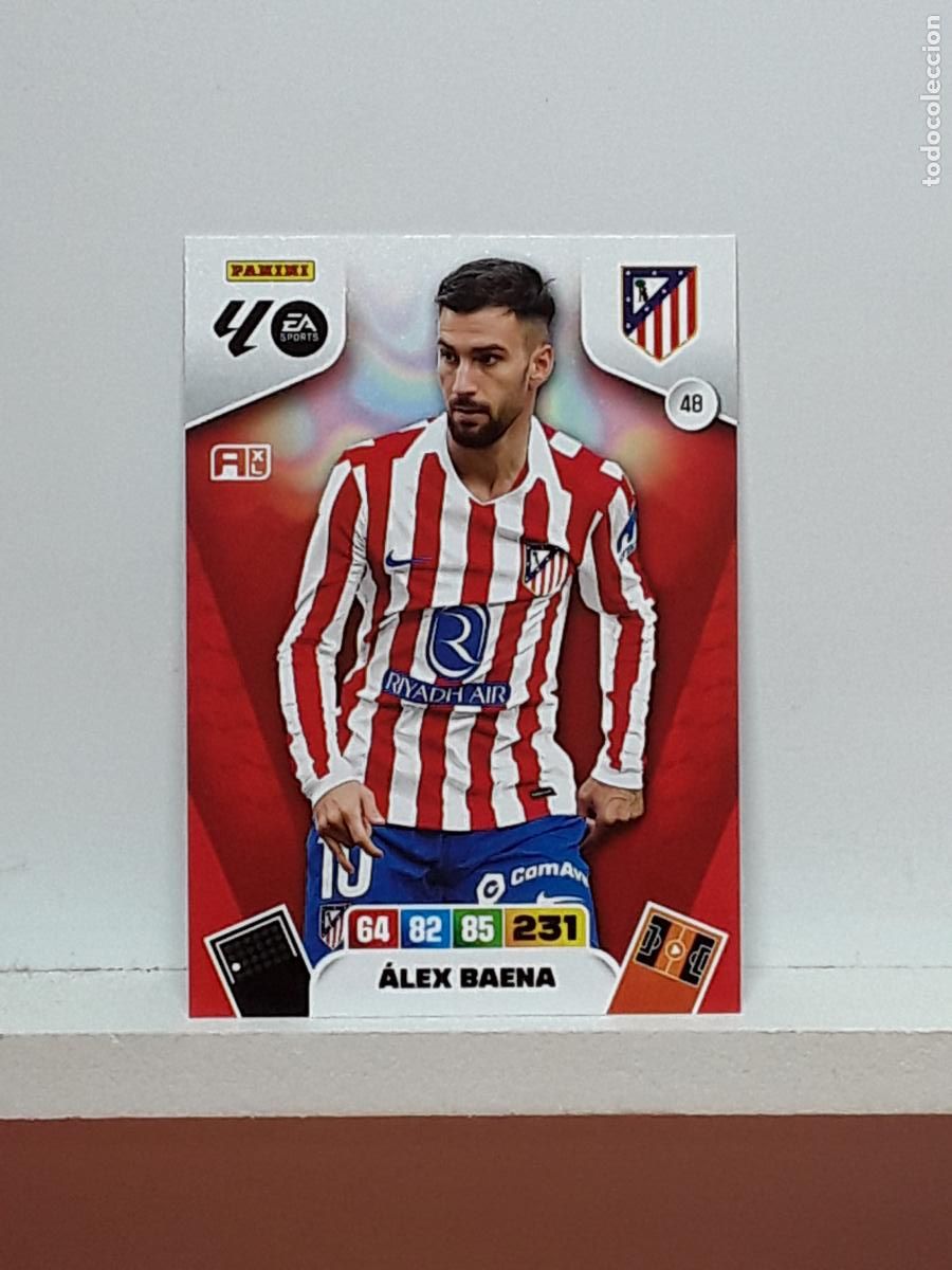 Coleccionismo cromos antiguos: ADRENALYN 2025 2026 25 26 ALBUM PANINI LIGA N 48 ATLETICO MADRID ALEX BAENA