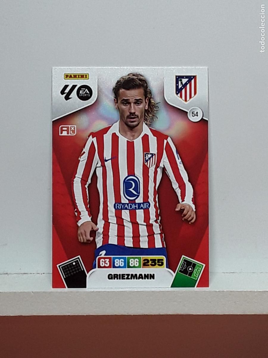 Coleccionismo cromos antiguos: ADRENALYN 2025 2026 25 26 ALBUM PANINI LIGA N 54 ATLETICO MADRID GRIEZMANN