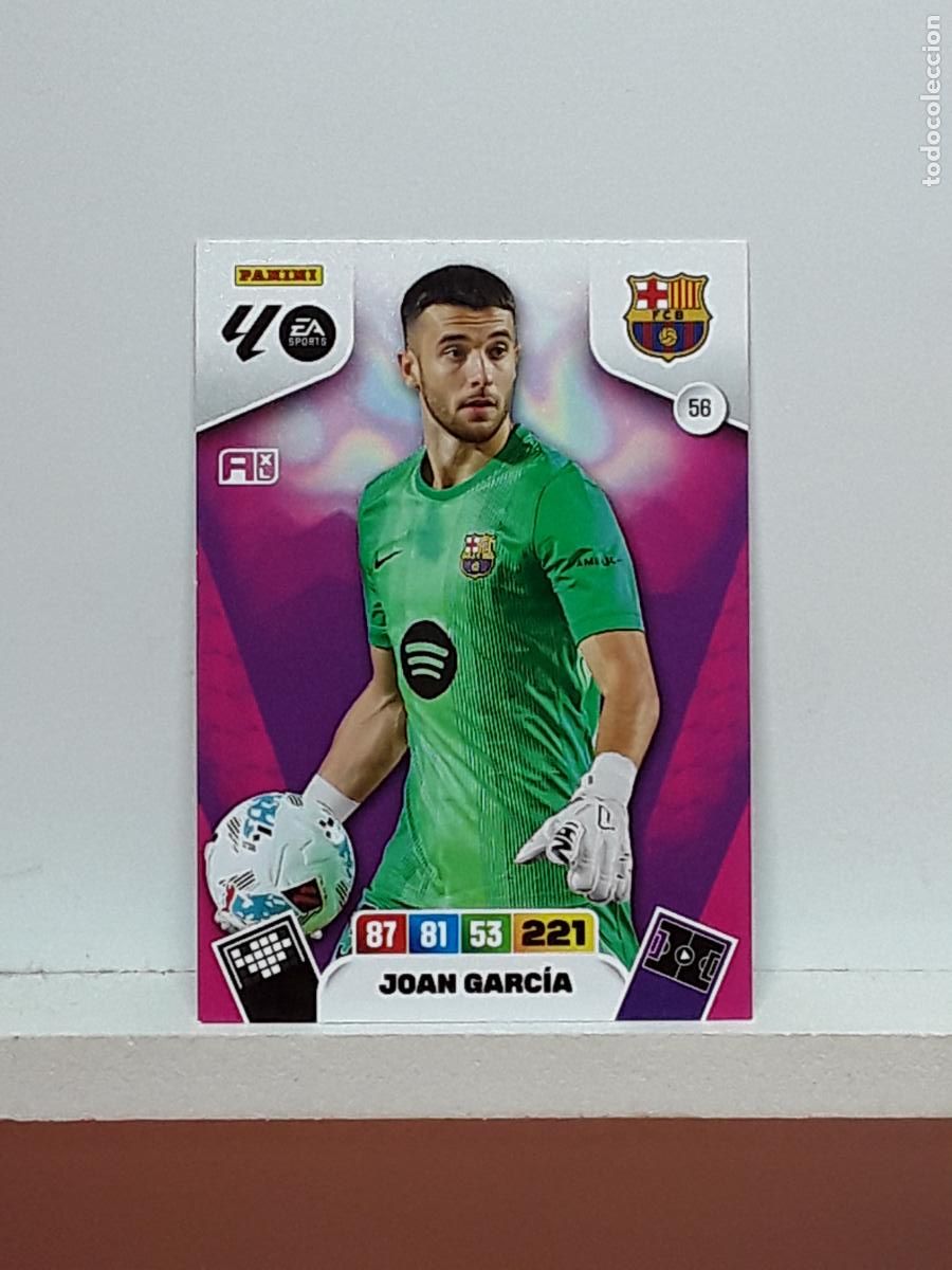 Coleccionismo cromos antiguos: ADRENALYN 2025 2026 25 26 ALBUM PANINI LIGA N 56 BARCELONA JOAN GARCIA