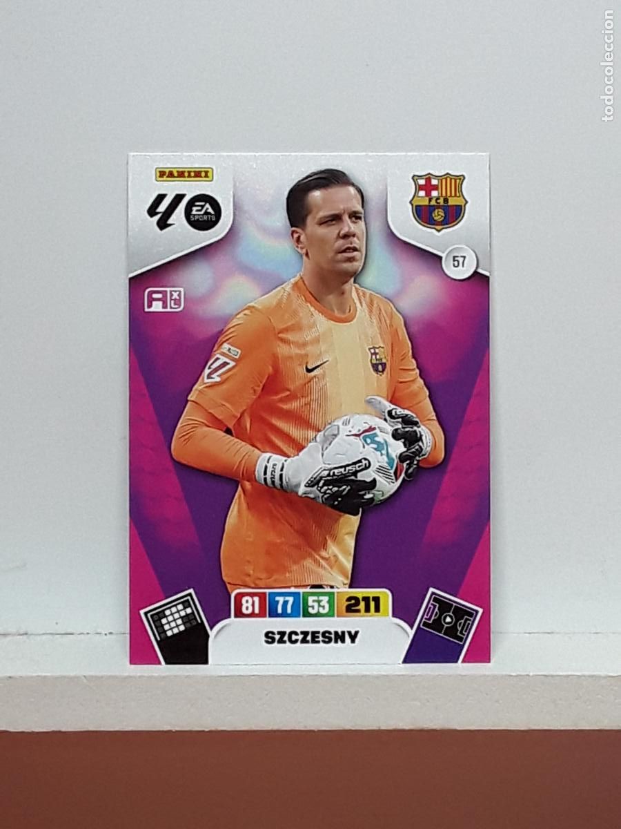 Coleccionismo cromos antiguos: ADRENALYN 2025 2026 25 26 ALBUM PANINI LIGA N 57 BARCELONA SZCZESNY
