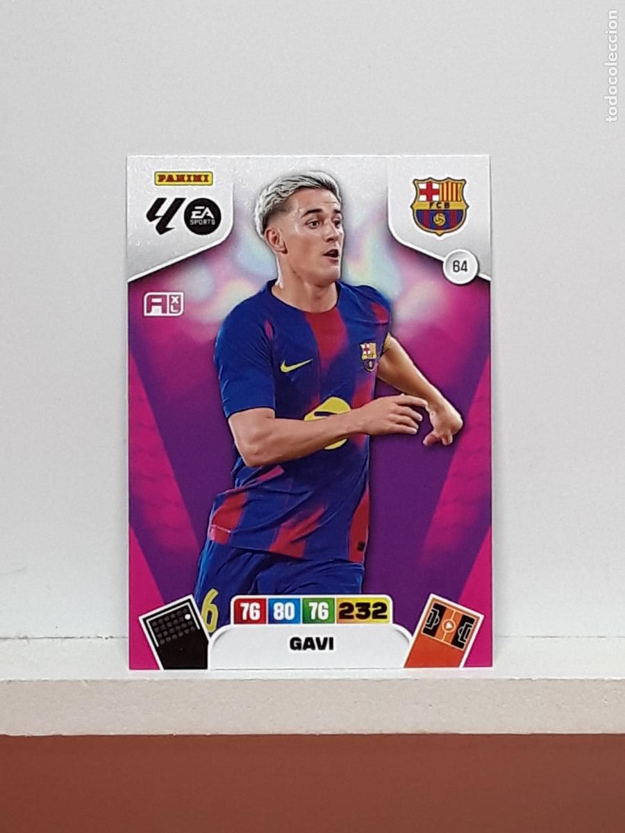 Sammeln alte Sammelbilder: ADRENALYN 2025 2026 25 26 ALBUM PANINI LIGA N 64 BARCELONA GAVI