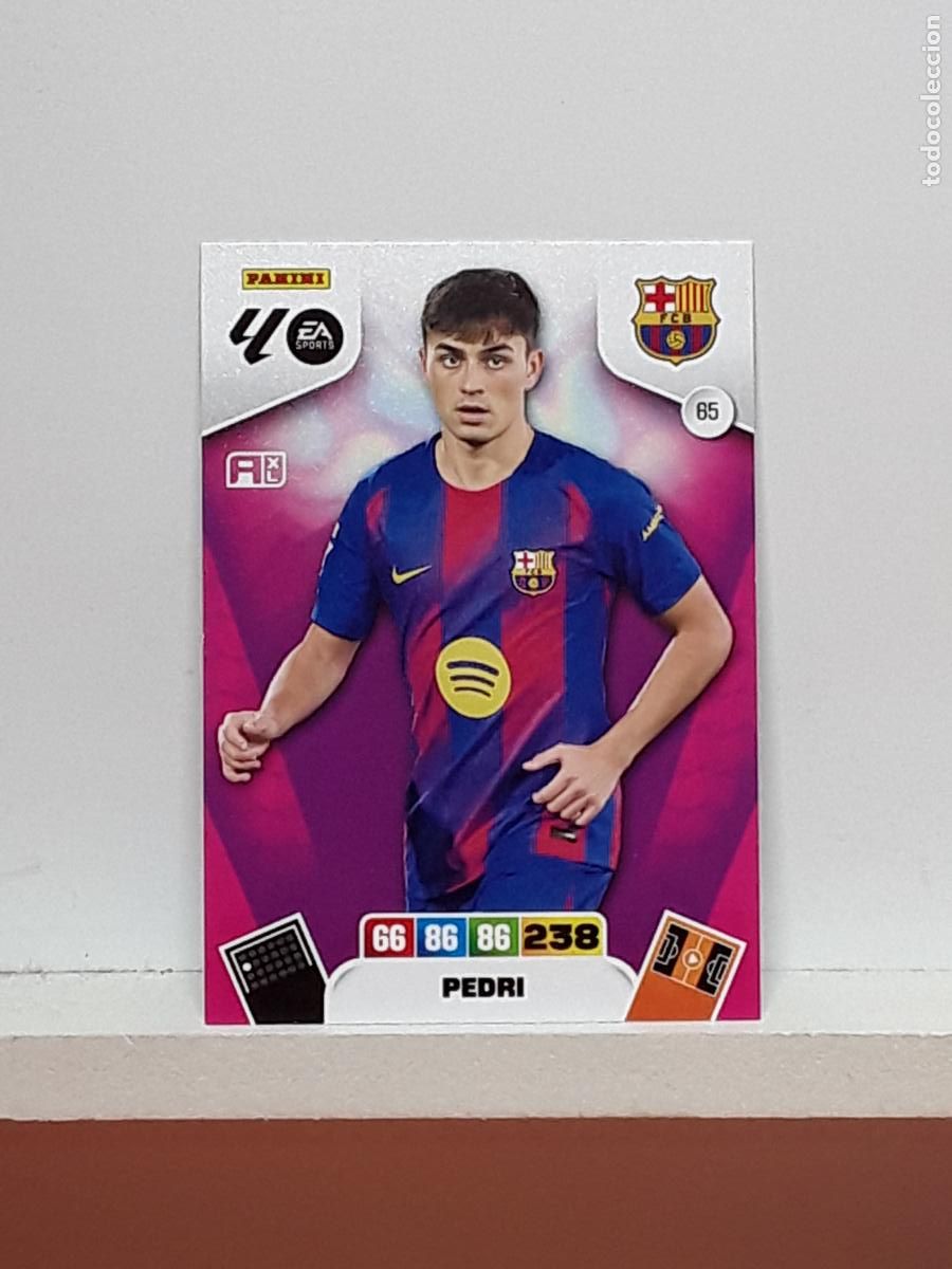 Sammeln alte Sammelbilder: ADRENALYN 2025 2026 25 26 ALBUM PANINI LIGA N 65 BARCELONA PEDRI