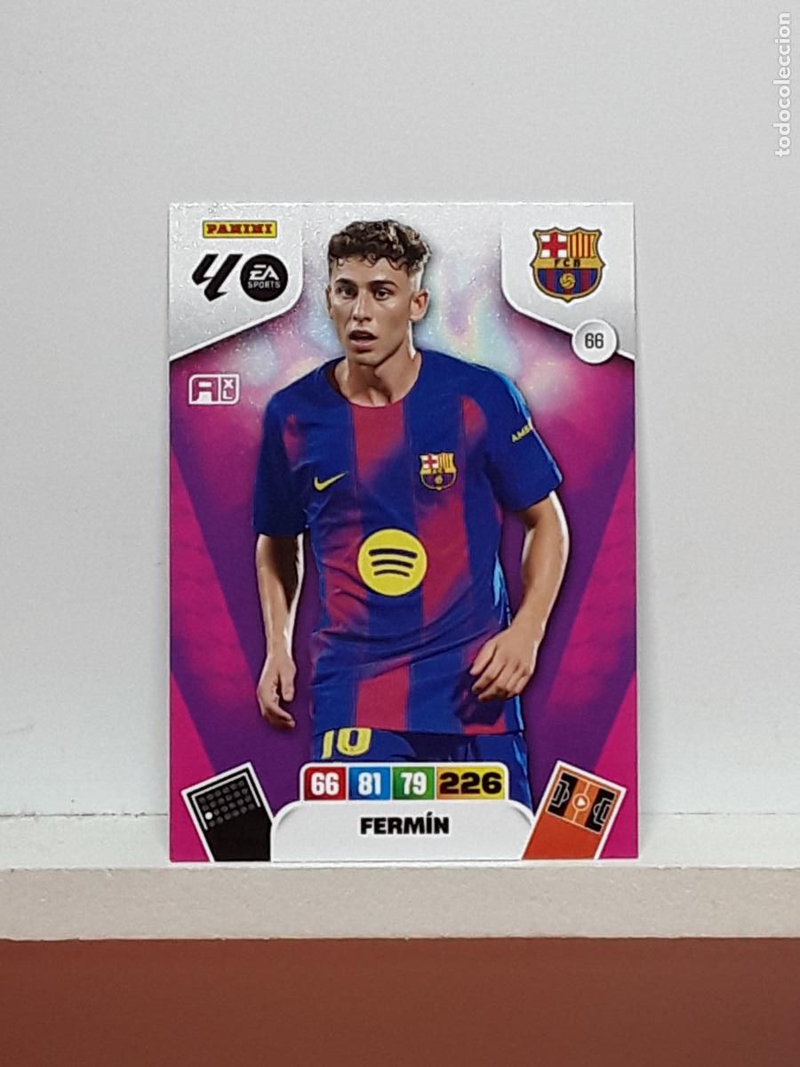 Sammeln alte Sammelbilder: ADRENALYN 2025 2026 25 26 ALBUM PANINI LIGA N 66 BARCELONA FERMIN