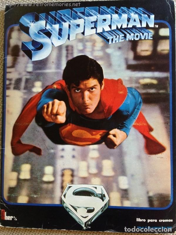 Coleccionismo cromos antiguos: ALBUM SUPERMAN - THE MOVIE 1978 COMPLETO