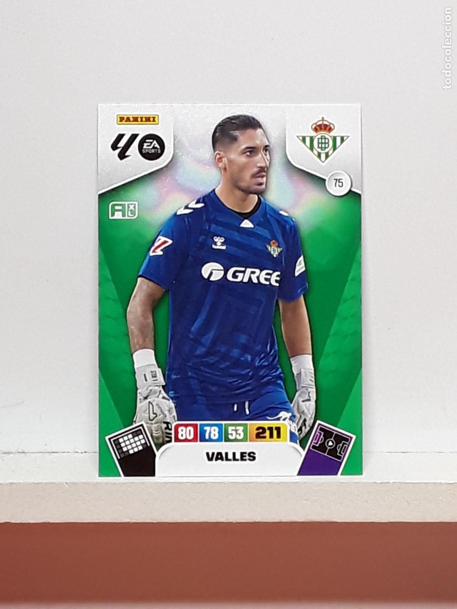 Coleccionismo cromos antiguos: ADRENALYN 2025 2026 25 26 ALBUM PANINI LIGA N 75 BETIS VALLES