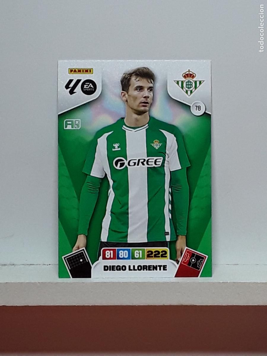 Coleccionismo cromos antiguos: ADRENALYN 2025 2026 25 26 ALBUM PANINI LIGA N 78 BETIS DIEGO LLORENTE