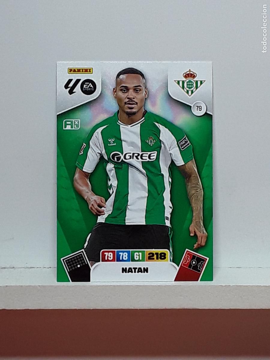 Coleccionismo cromos antiguos: ADRENALYN 2025 2026 25 26 ALBUM PANINI LIGA N 79 BETIS NATAN