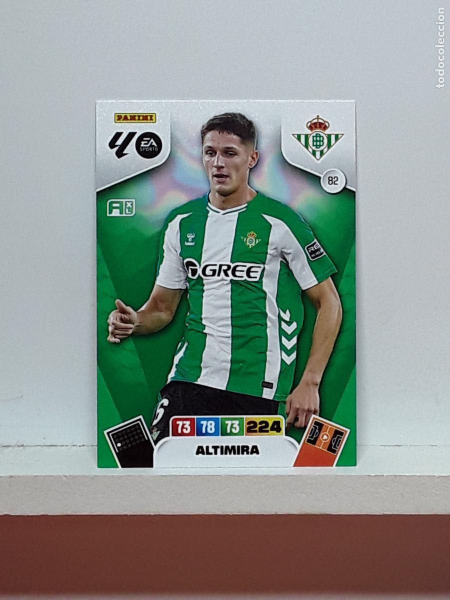 Coleccionismo cromos antiguos: ADRENALYN 2025 2026 25 26 ALBUM PANINI LIGA N 82 BETIS ALTIMIRA