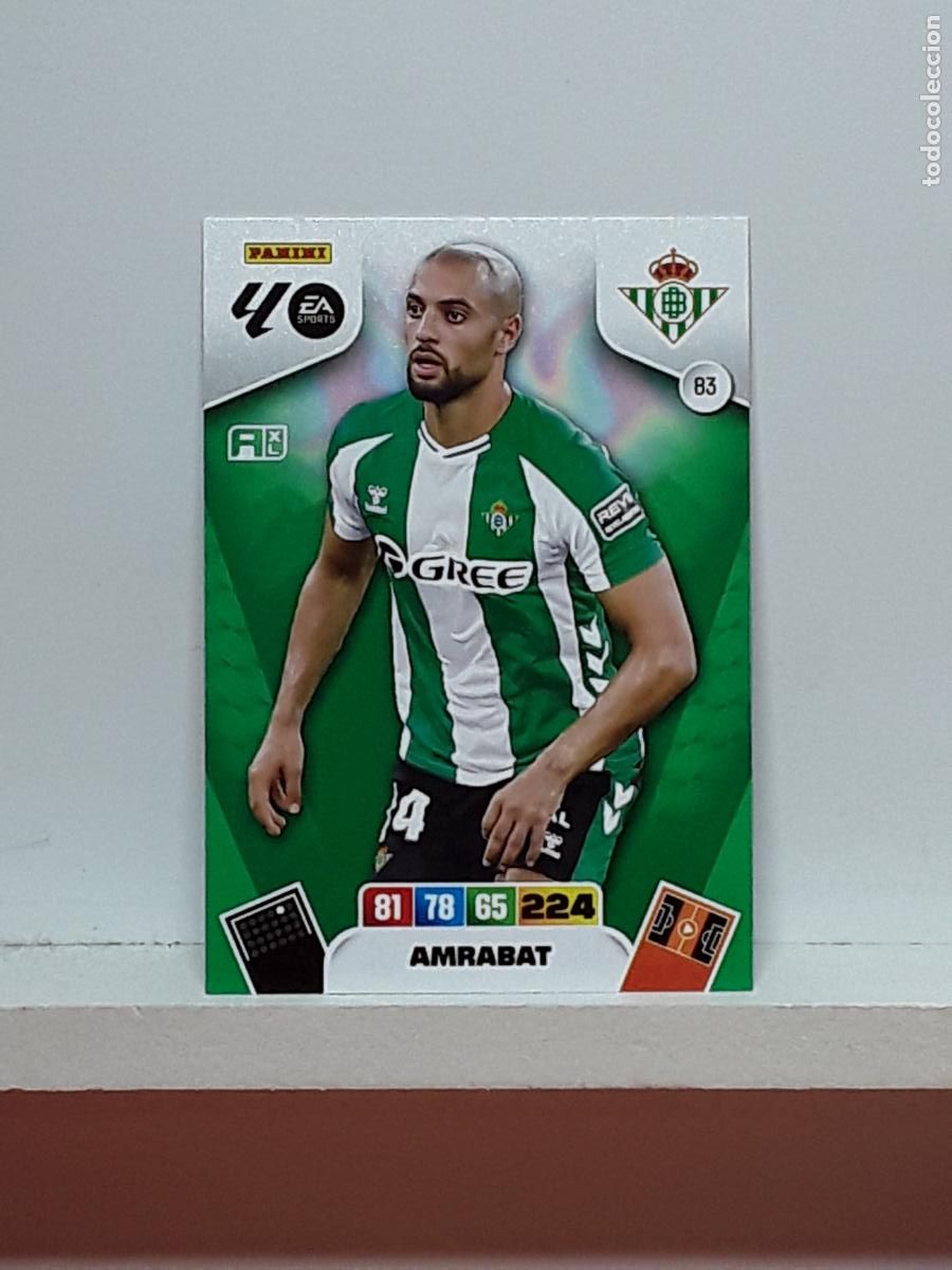 Coleccionismo cromos antiguos: ADRENALYN 2025 2026 25 26 ALBUM PANINI LIGA N 83 BETIS AMRABAT