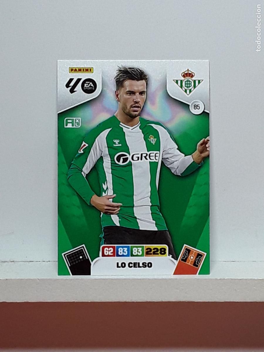 Coleccionismo cromos antiguos: ADRENALYN 2025 2026 25 26 ALBUM PANINI LIGA N 85 BETIS LO CELSO