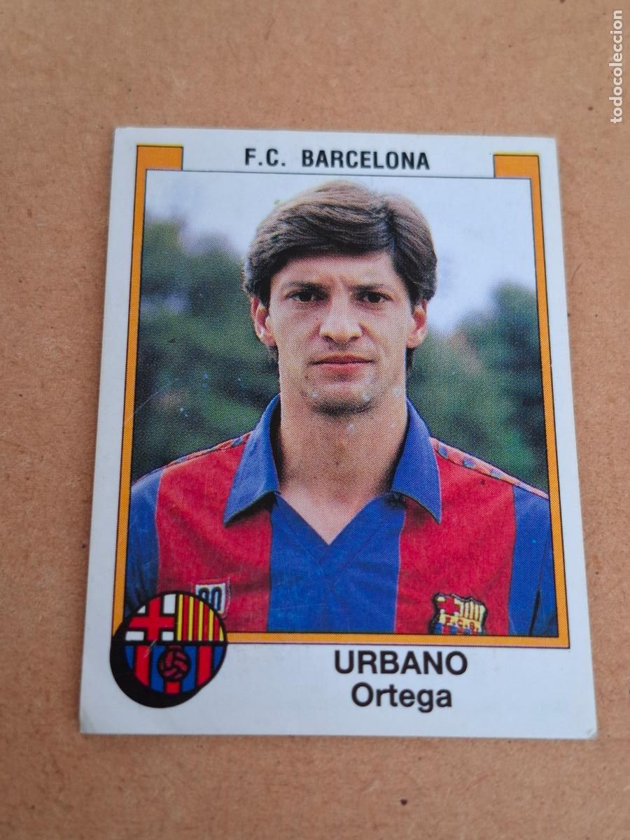 Coleccionismo cromos antiguos: F&Uacute;TBOL 88 - PANINI - 56 URBANO - FC. BARCELONA ( NUNCA PEGADO ) CA