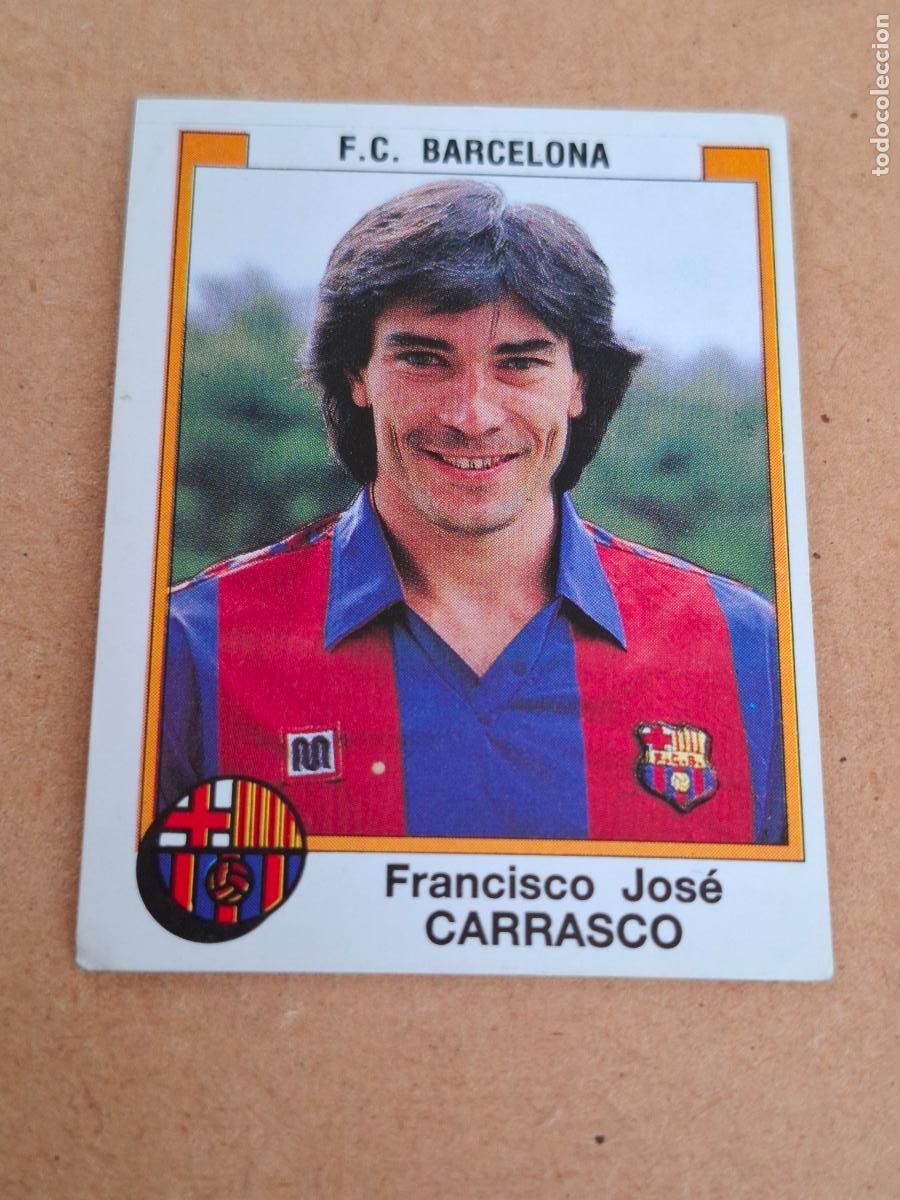 Coleccionismo cromos antiguos: F&Uacute;TBOL 88 - PANINI - 58 CARRASCO - FC. BARCELONA ( NUNCA PEGADO ) CA