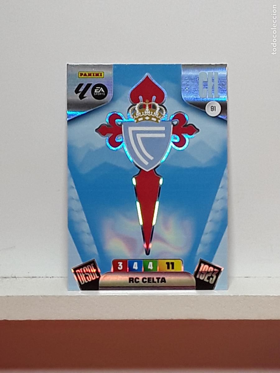 Coleccionismo cromos antiguos: ADRENALYN 2025 2026 25 26 ALBUM PANINI LIGA N 91 CELTA ESCUDO