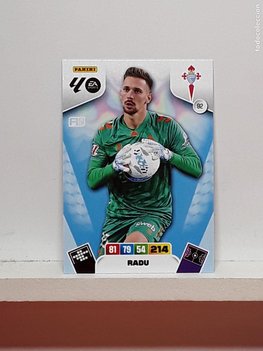 Coleccionismo cromos antiguos: ADRENALYN 2025 2026 25 26 ALBUM PANINI LIGA N 92 CELTA RADU
