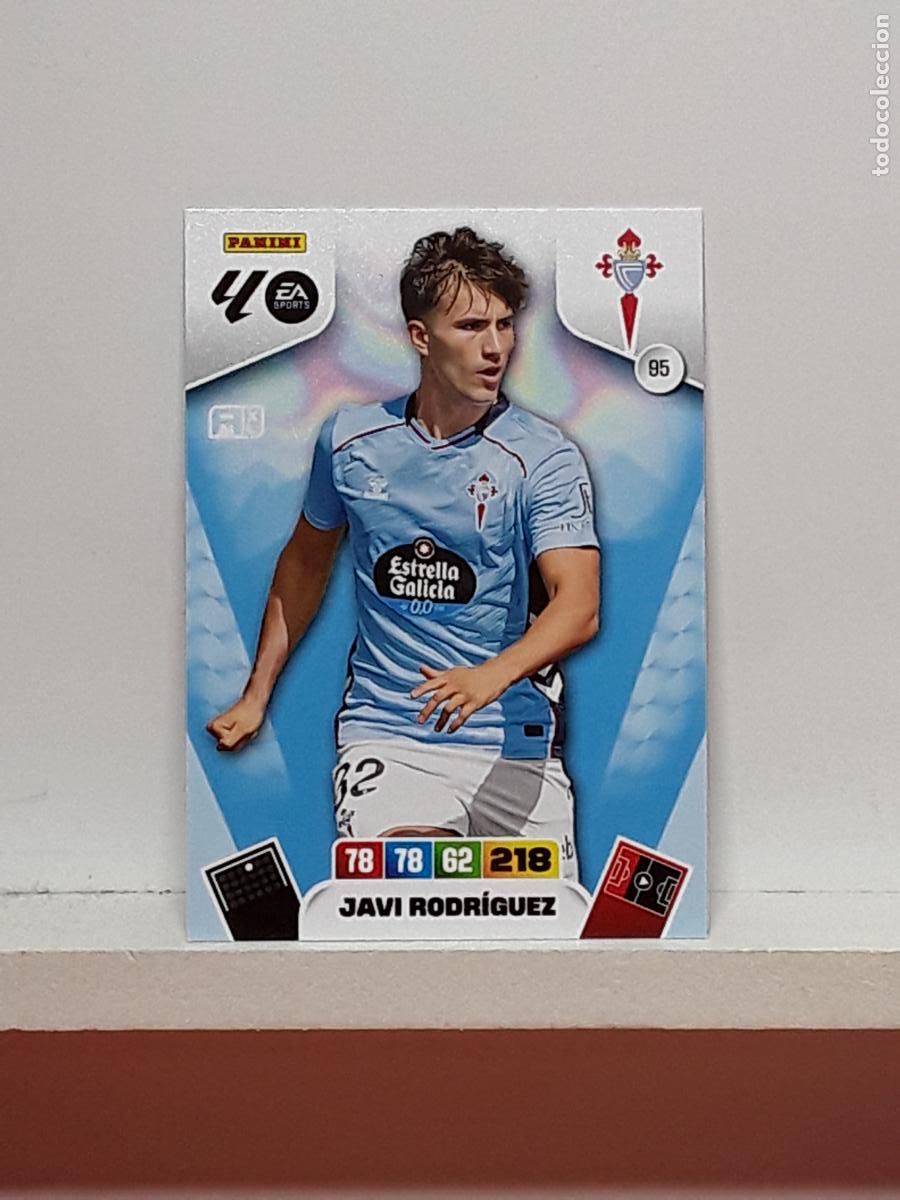 Coleccionismo cromos antiguos: ADRENALYN 2025 2026 25 26 ALBUM PANINI LIGA N 95 CELTA JAVI RODRIGUEZ