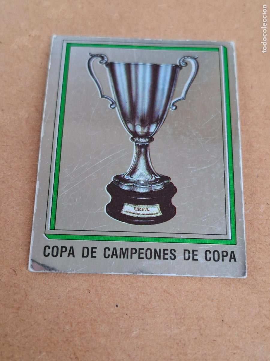 Coleccionismo cromos antiguos: F&Uacute;TBOL 88 - PANINI - 406 COPA DE CAMPEONES DE COPA ( NUNCA PEGADO ) CA