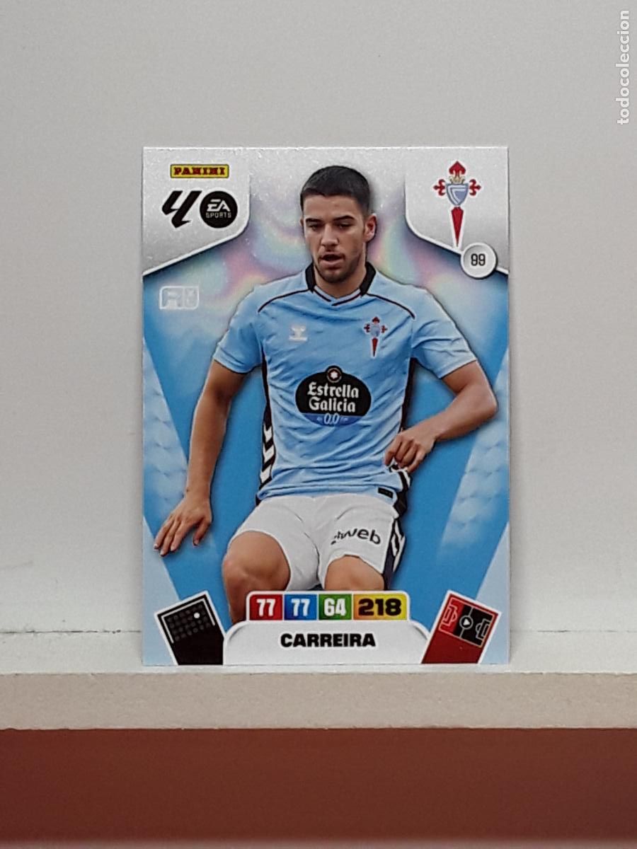 Coleccionismo cromos antiguos: ADRENALYN 2025 2026 25 26 ALBUM PANINI LIGA N 99 CELTA CARREIRA