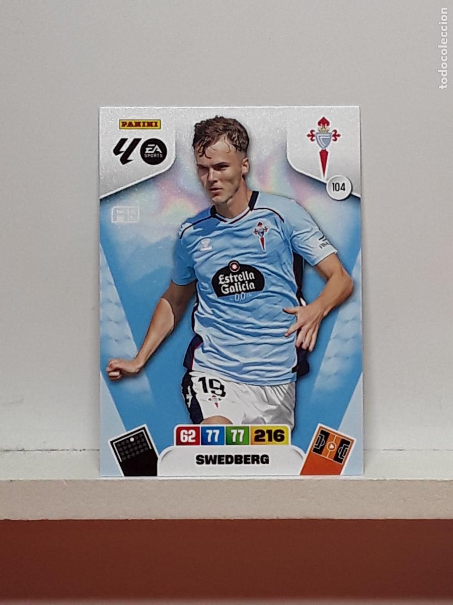 Coleccionismo cromos antiguos: ADRENALYN 2025 2026 25 26 ALBUM PANINI LIGA N 104 CELTA SWEDBERG