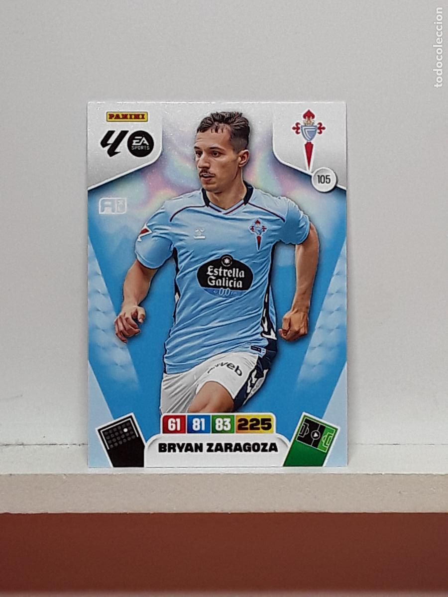 Coleccionismo cromos antiguos: ADRENALYN 2025 2026 25 26 ALBUM PANINI LIGA N 105 CELTA BRYAN ZARAGOZA