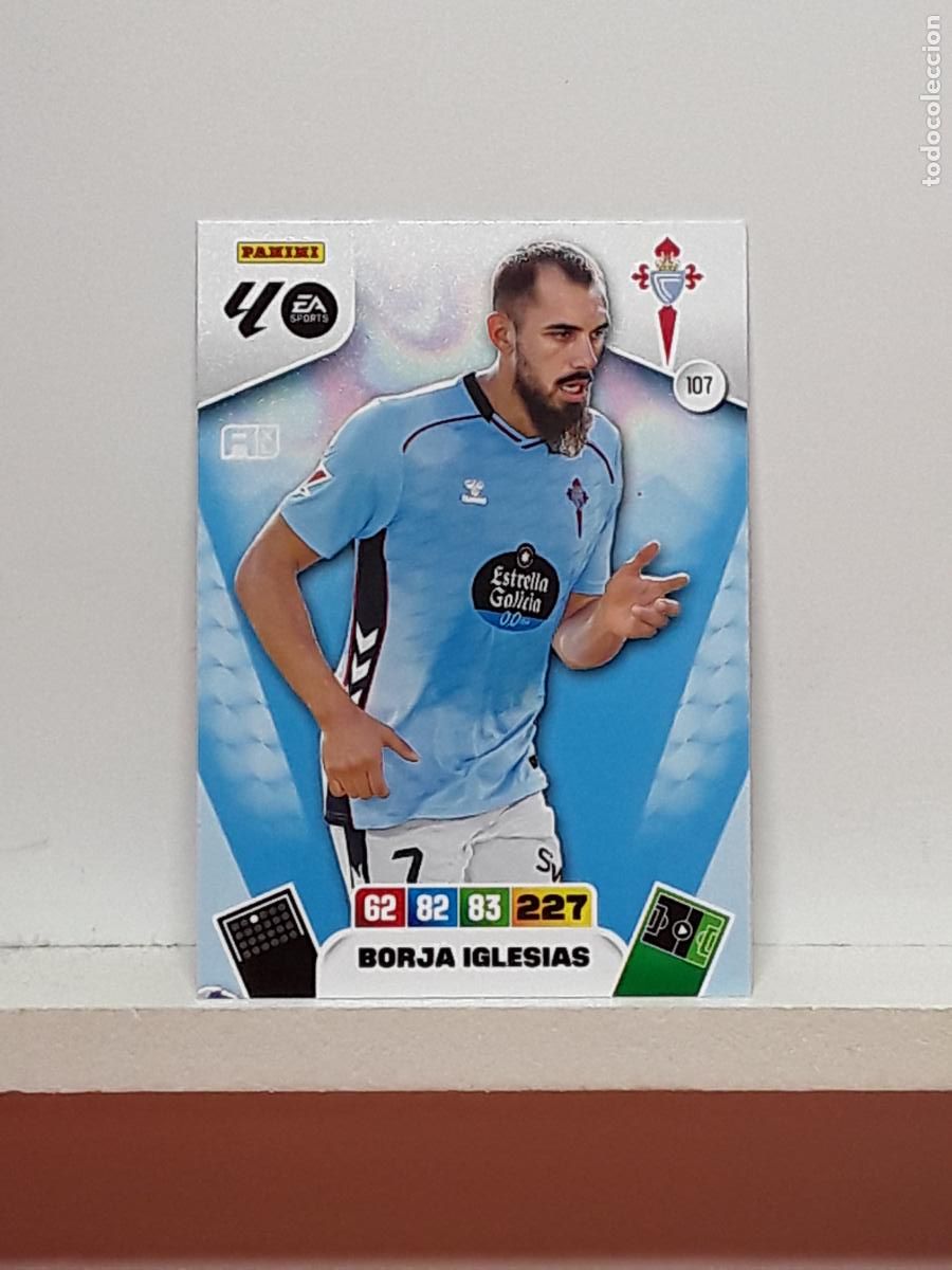 Coleccionismo cromos antiguos: ADRENALYN 2025 2026 25 26 ALBUM PANINI LIGA N 107 CELTA BORJA IGLESIAS