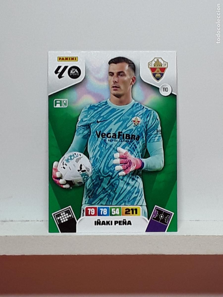 Coleccionismo cromos antiguos: ADRENALYN 2025 2026 25 26 ALBUM PANINI LIGA N 110 ELCHE I&Ntilde;AKI PE&Ntilde;A