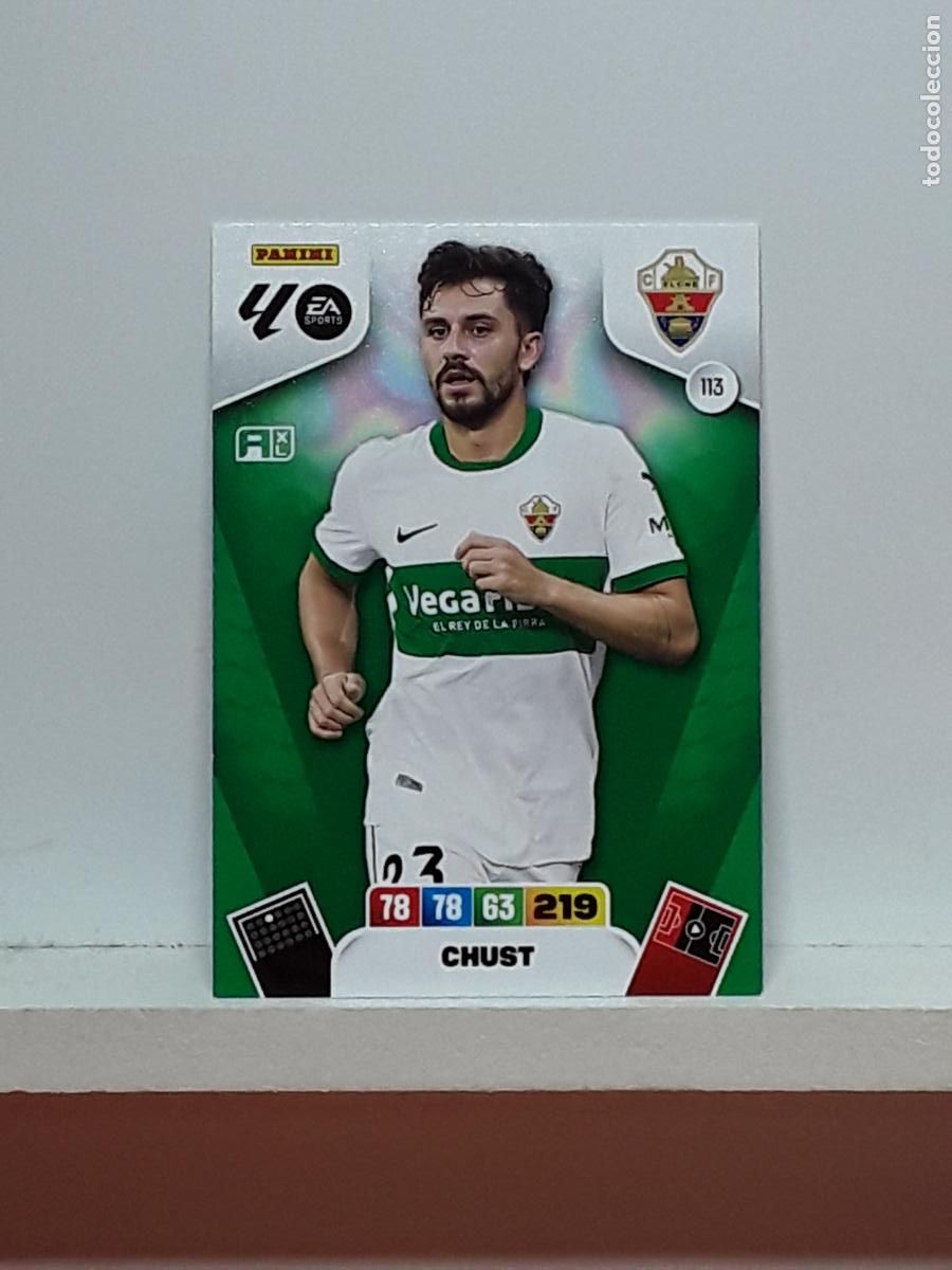 Coleccionismo cromos antiguos: ADRENALYN 2025 2026 25 26 ALBUM PANINI LIGA N 113 ELCHE CHUST