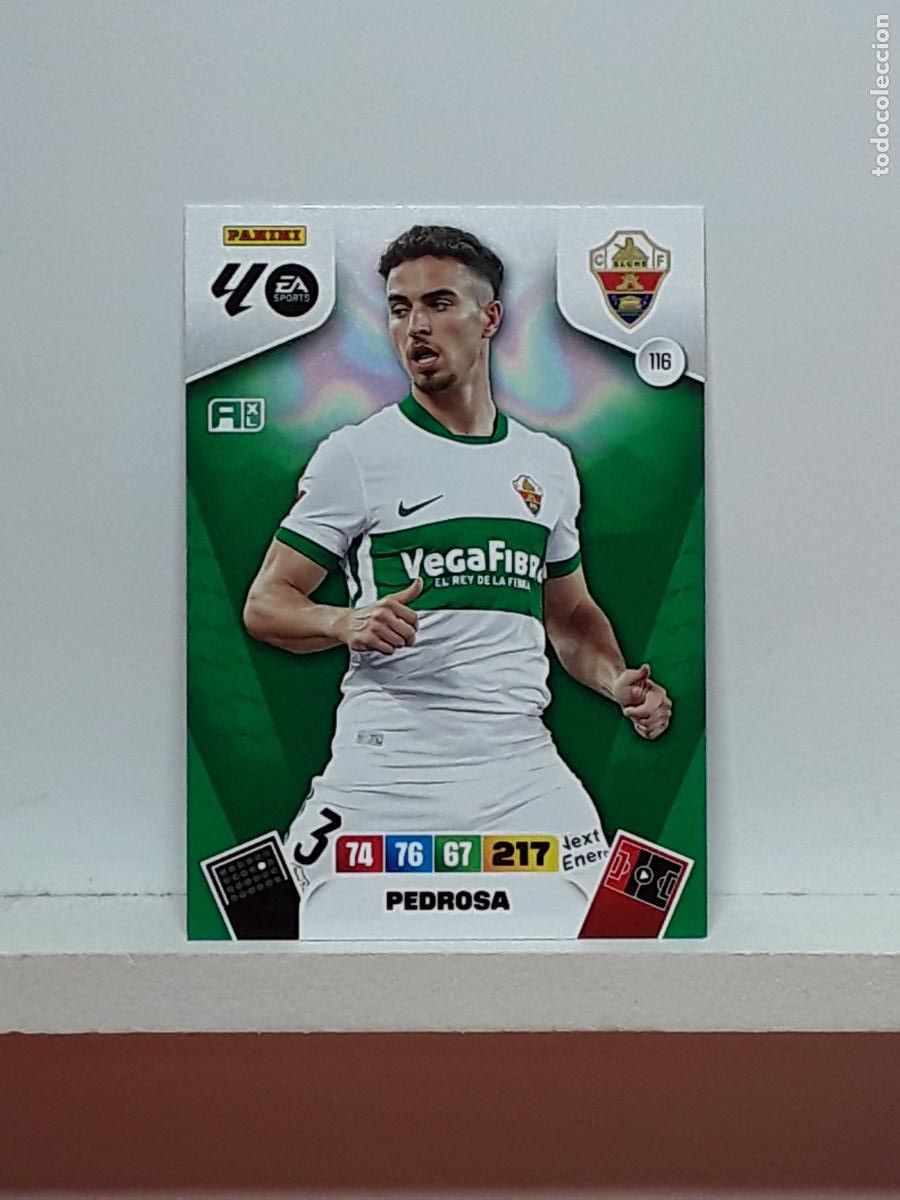 Coleccionismo cromos antiguos: ADRENALYN 2025 2026 25 26 ALBUM PANINI LIGA N 116 ELCHE PEDROSA