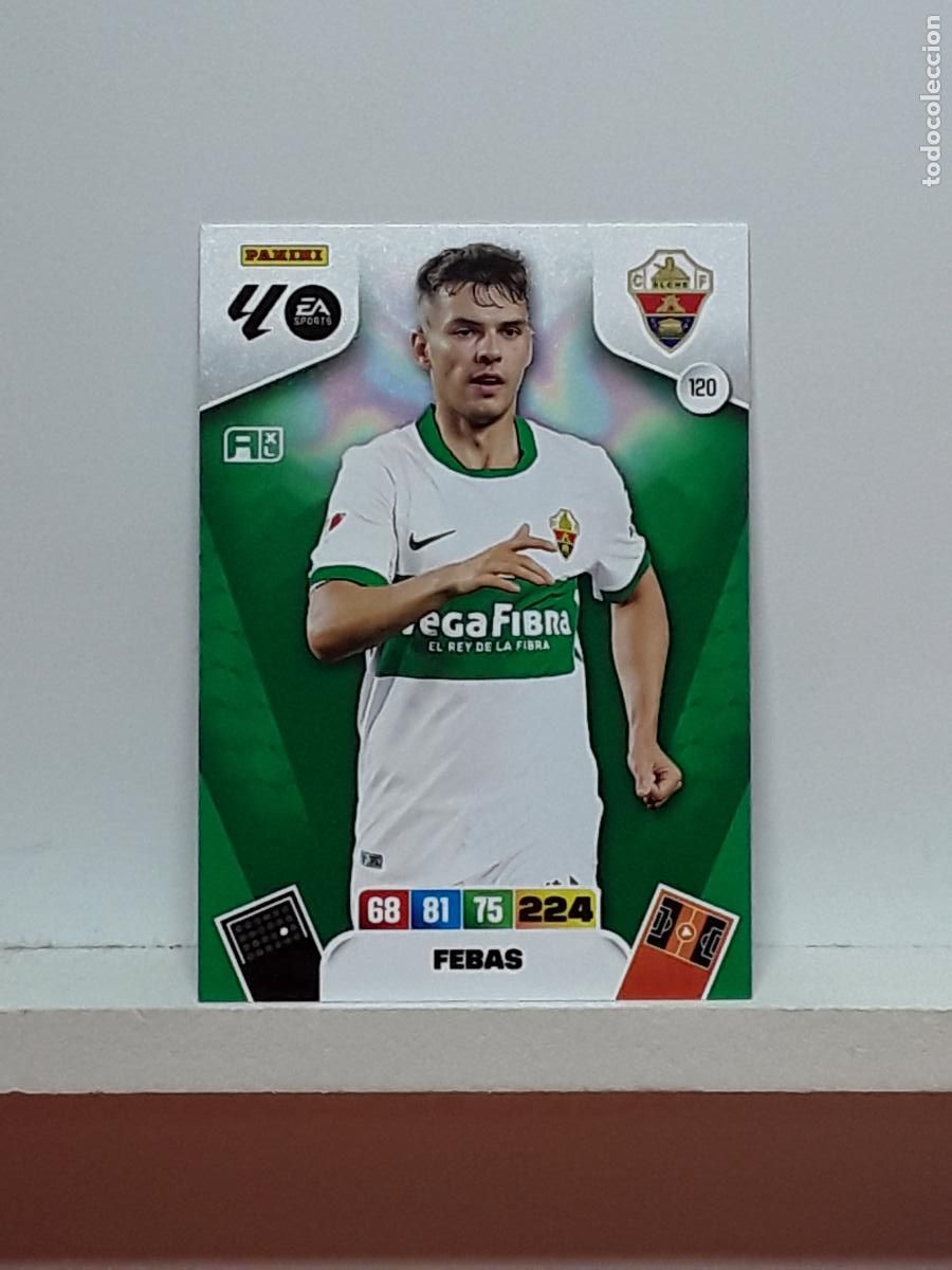 Coleccionismo cromos antiguos: ADRENALYN 2025 2026 25 26 ALBUM PANINI LIGA N 120 ELCHE FEBAS