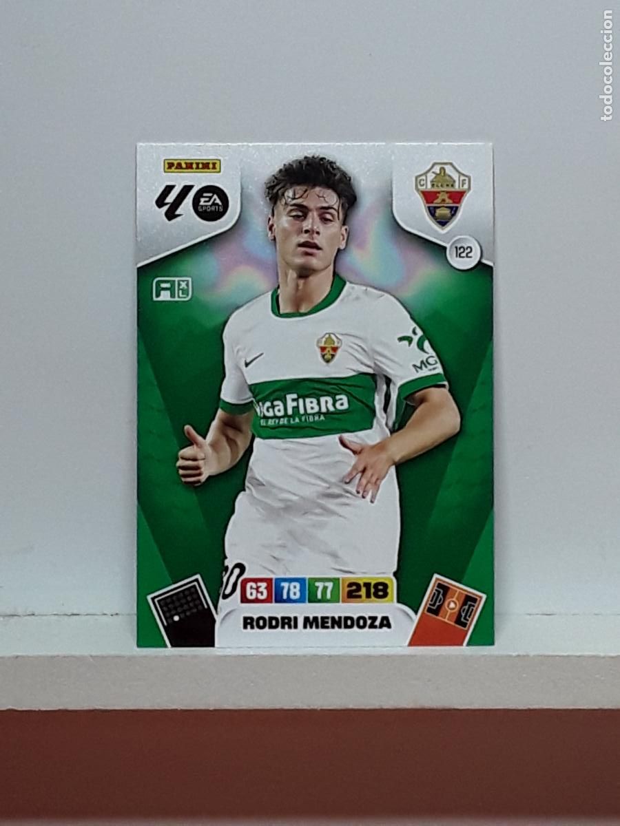 Coleccionismo cromos antiguos: ADRENALYN 2025 2026 25 26 ALBUM PANINI LIGA N 122 ELCHE RODRI MENDOZA