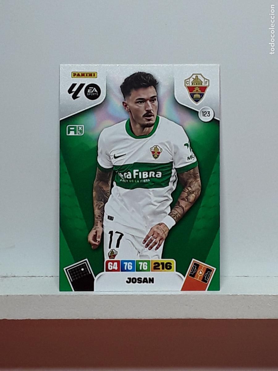 Coleccionismo cromos antiguos: ADRENALYN 2025 2026 25 26 ALBUM PANINI LIGA N 123 ELCHE JOSAN