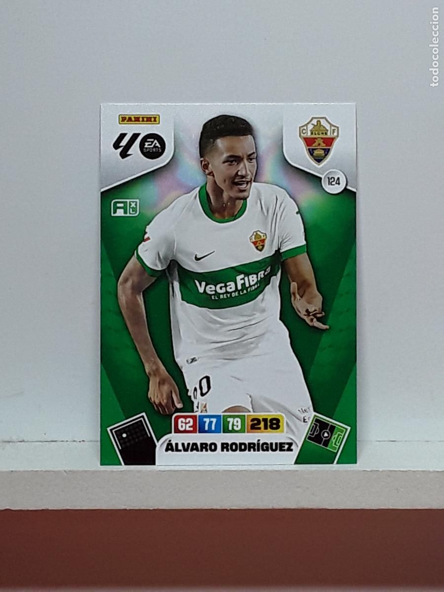 Coleccionismo cromos antiguos: ADRENALYN 2025 2026 25 26 ALBUM PANINI LIGA N 124 ELCHE ALVARO RODRIGUEZ