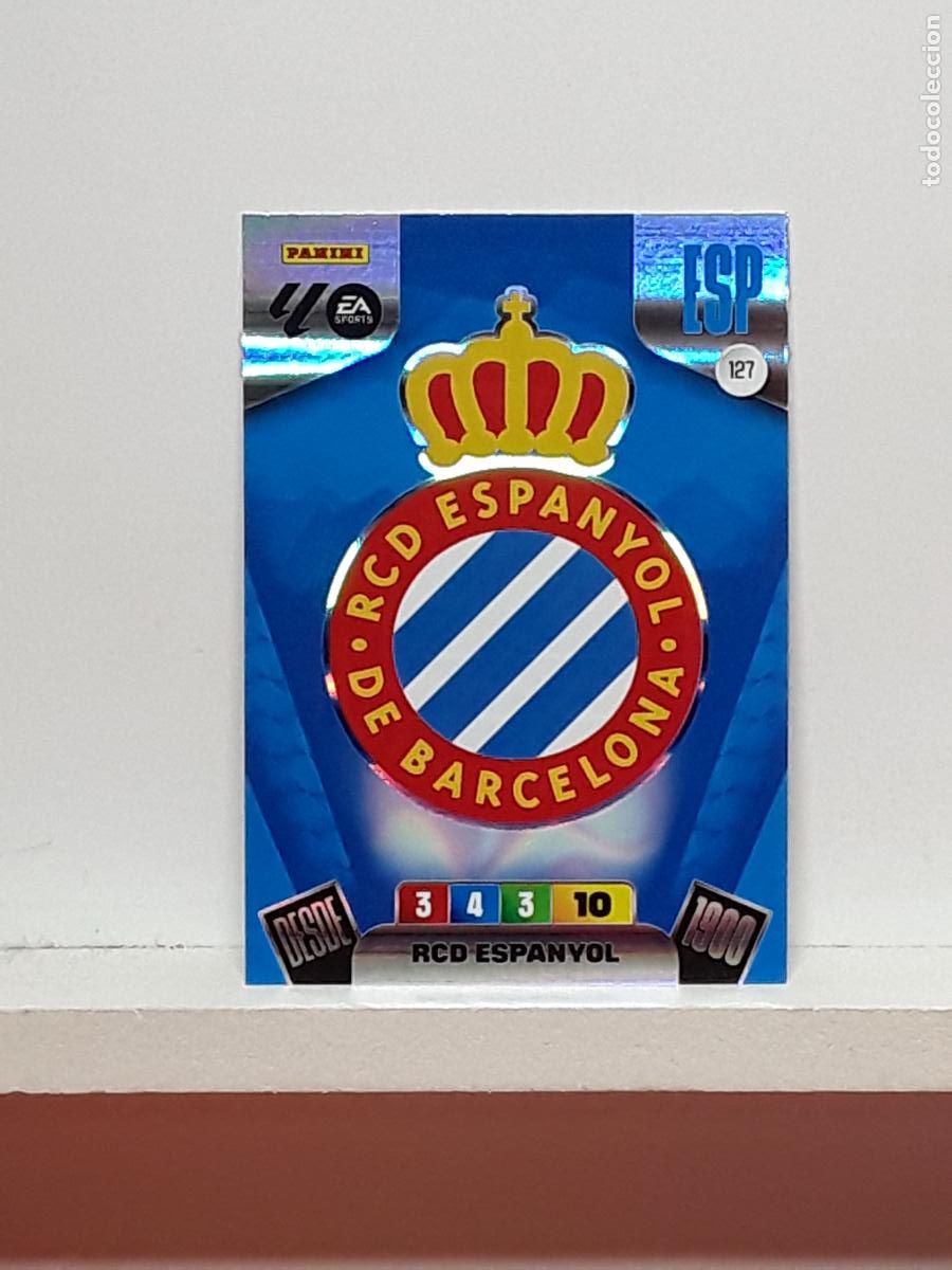 Coleccionismo cromos antiguos: ADRENALYN 2025 2026 25 26 ALBUM PANINI LIGA N 127 ESPANYOL ESCUDO