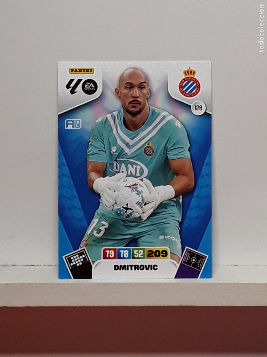 Coleccionismo cromos antiguos: ADRENALYN 2025 2026 25 26 ALBUM PANINI LIGA N 128 ESPANYOL DMITROVIC