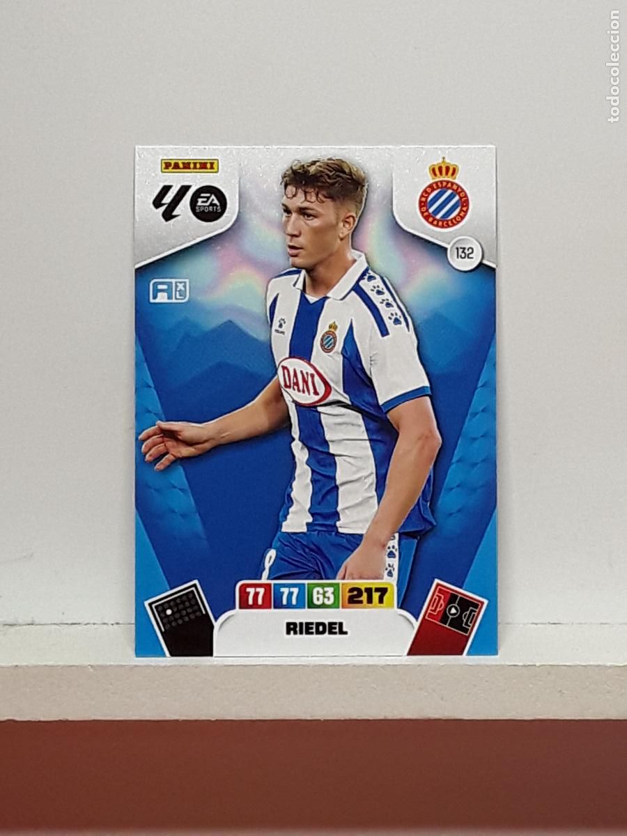 Coleccionismo cromos antiguos: ADRENALYN 2025 2026 25 26 ALBUM PANINI LIGA N 132 ESPANYOL RIEDEL