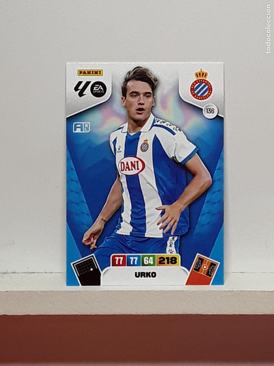 Coleccionismo cromos antiguos: ADRENALYN 2025 2026 25 26 ALBUM PANINI LIGA N 136 ESPANYOL URKO