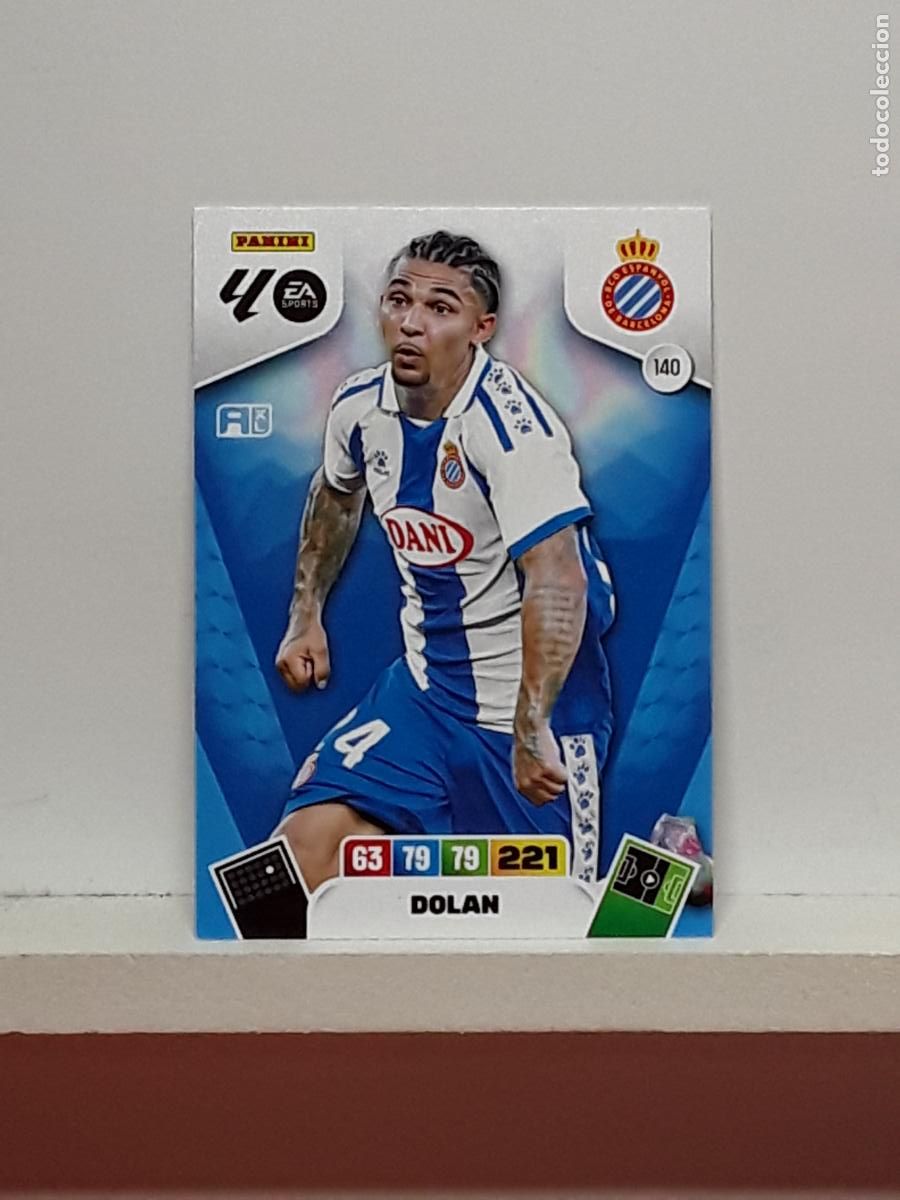 Coleccionismo cromos antiguos: ADRENALYN 2025 2026 25 26 ALBUM PANINI LIGA N 140 ESPANYOL DOLAN