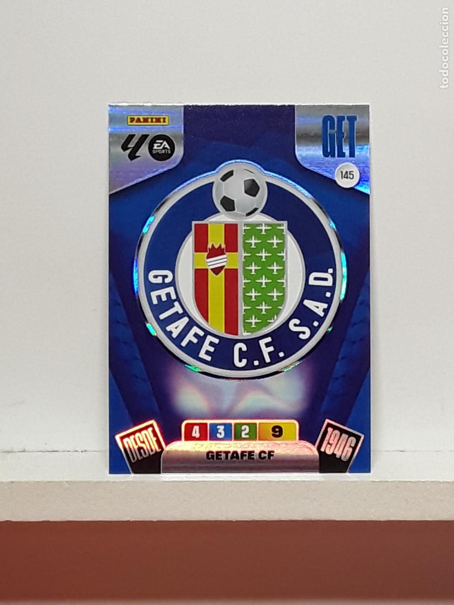 Coleccionismo cromos antiguos: ADRENALYN 2025 2026 25 26 ALBUM PANINI LIGA N 145 GETAFE ESCUDO