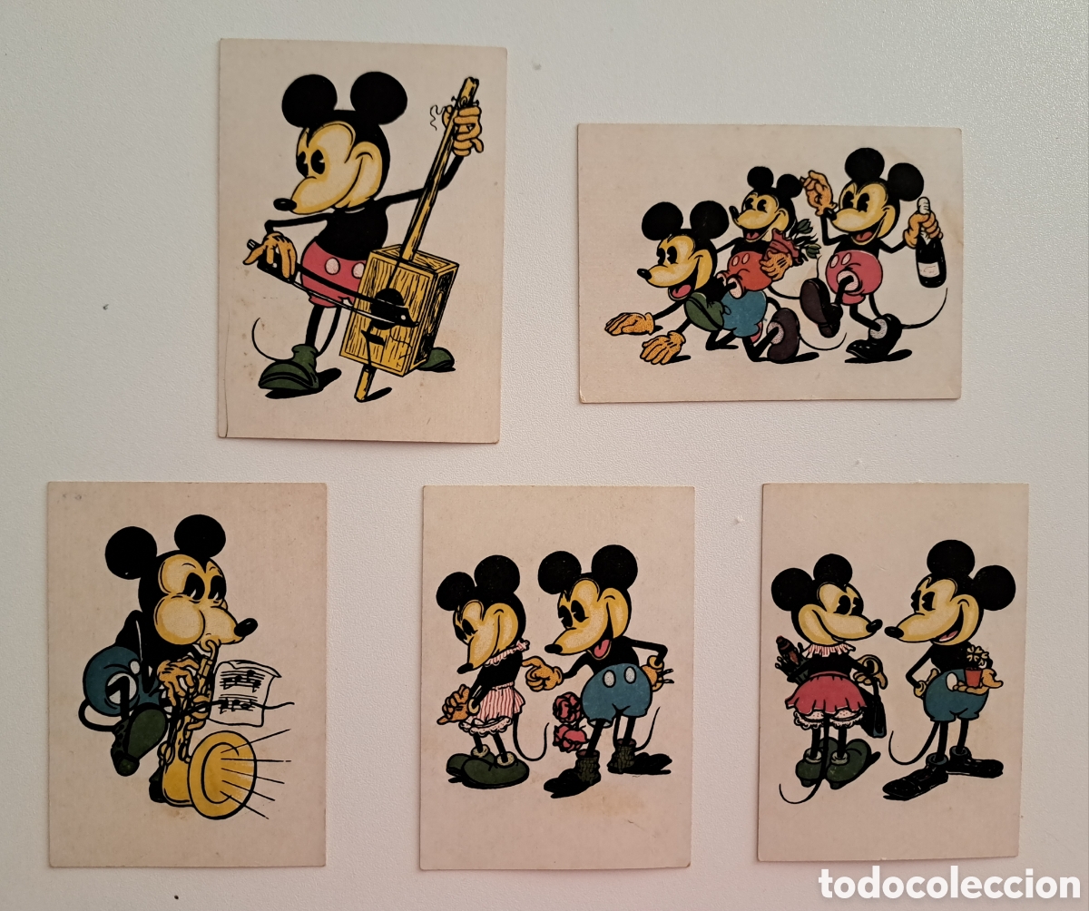 Coleccionismo cromos antiguos: CROMOS ANTIGUOS MIKI MOUSE PURGANTE XIELA