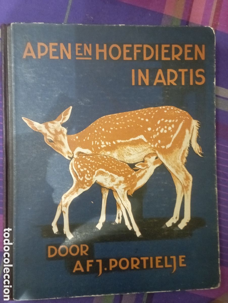 Coleccionismo cromos antiguos: Album cromos Verkade &rdquo;Monos y otros animales con pezu&ntilde;as&rdquo; 1940 completo