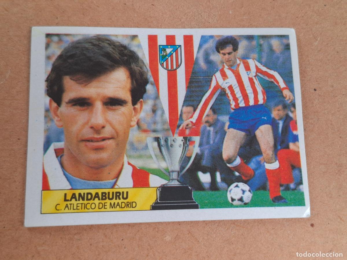 Coleccionismo cromos antiguos: ESTE 87 88 1987 1988 - LANDABURU - ATL&Eacute;TICO DE MADRID ( NUNCA PEGADO ) CA