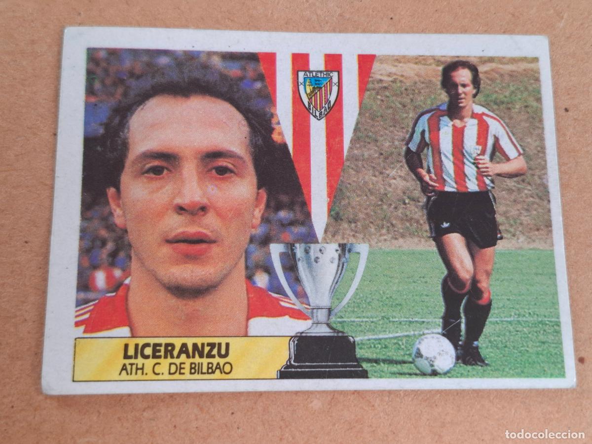 Coleccionismo cromos antiguos: ESTE 87 88 1987 1988 - LICERANZU - ATH. BILBAO ( NUNCA PEGADO ) CA