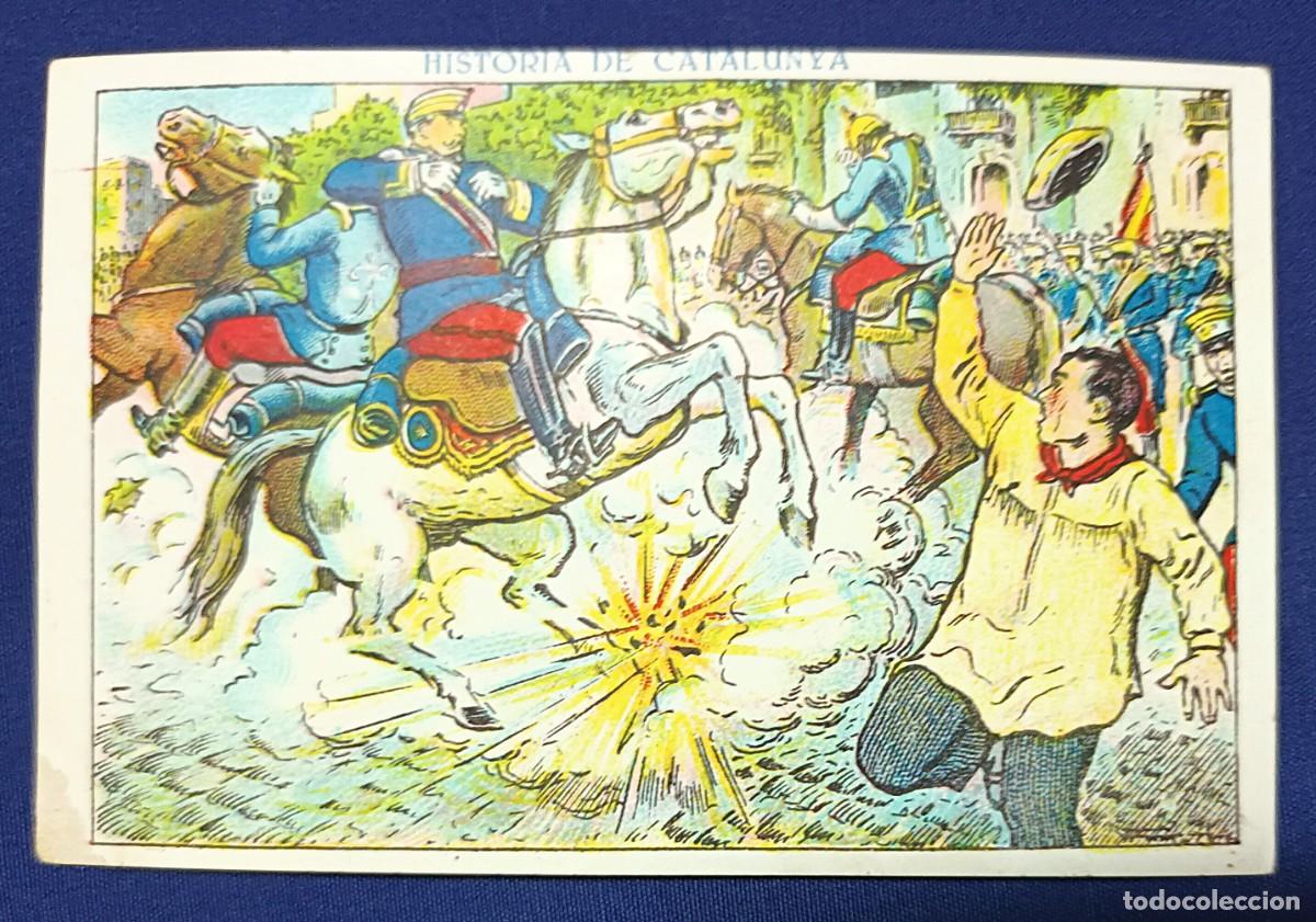 Coleccionismo cromos antiguos: CROMO HISTORIA DE CATALUNYA N&ordm; 110.XOCOLATA JUNCOSA