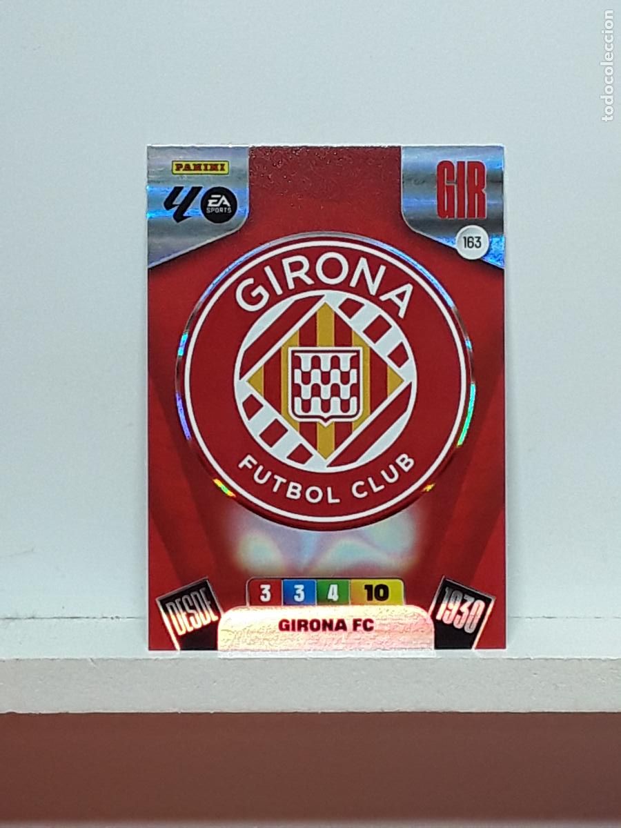 Coleccionismo cromos antiguos: ADRENALYN 2025 2026 25 26 ALBUM PANINI LIGA N 163 GIRONA ESCUDO