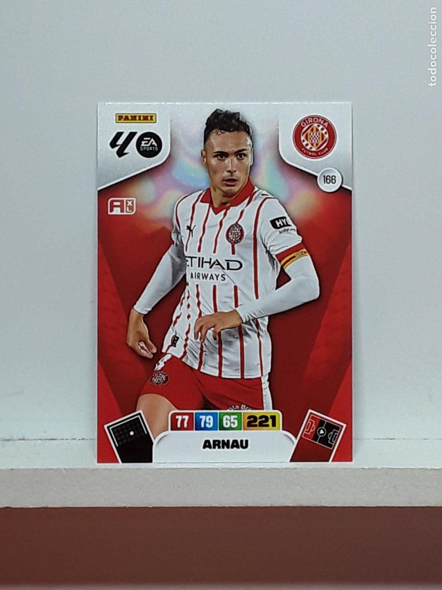Coleccionismo cromos antiguos: ADRENALYN 2025 2026 25 26 ALBUM PANINI LIGA N 166 GIRONA ARNAU
