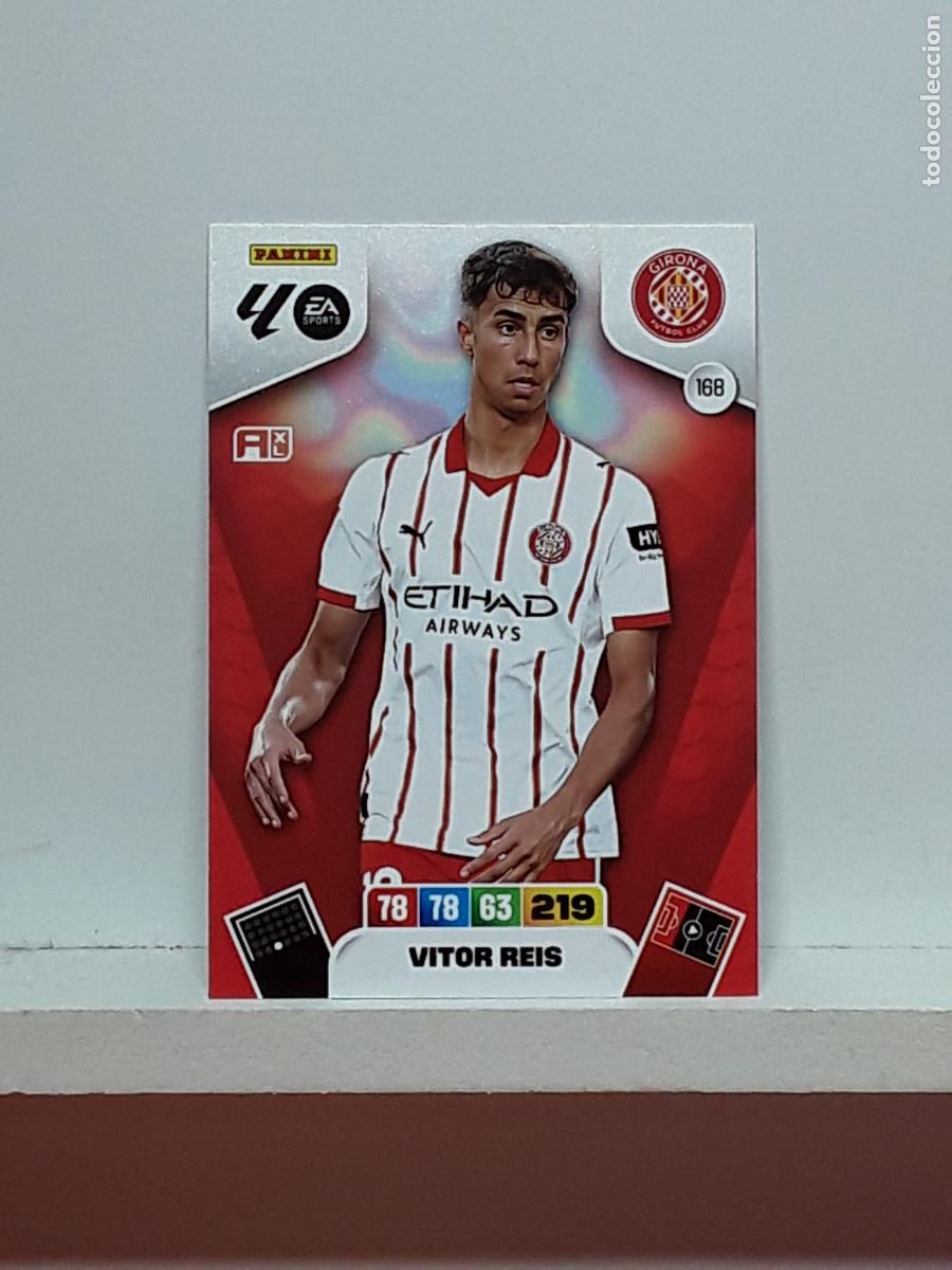 Coleccionismo cromos antiguos: ADRENALYN 2025 2026 25 26 ALBUM PANINI LIGA N 168 GIRONA VITOR REIS